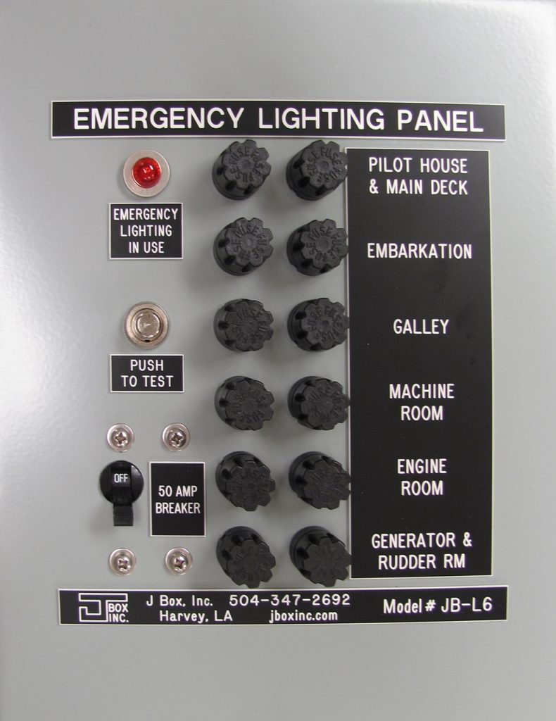 Emergency Lighting Panel - 01 JBL-6 front